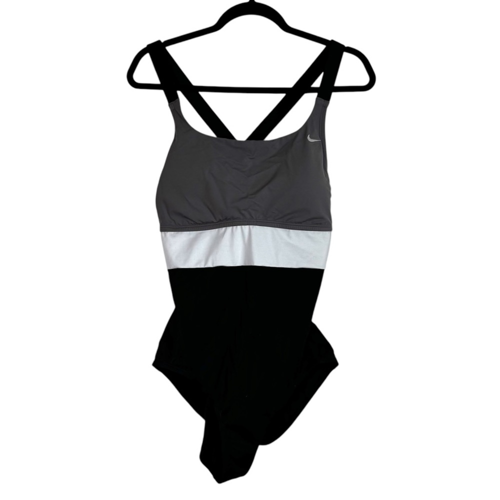 Nike Swimsuit Strappy Open Back One Piece NEW